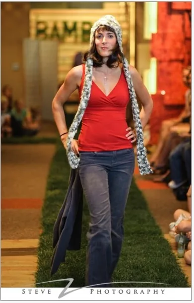 Editorial portrait photographed by Steve Z Photography at a Boulder fashion event